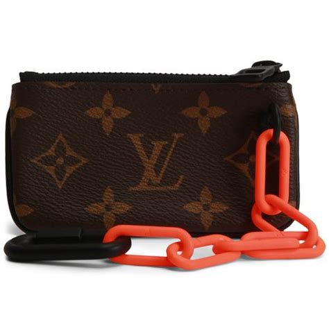 louis vuitton pochette cles monogram orange brown|Louis Vuitton Pre.